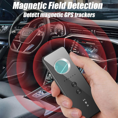 Hidden Camera Detector, 2025 Camera Finder, anti Spy, GPS Tracker Detector, Portable Bug Detector RF Signal Finder for Airbnb, Hotels, Travel, Home, Office, Bathroom